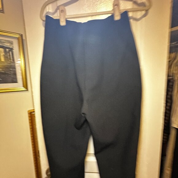 corset effect high waist slacks - ZARA US Small, black. - Picture 8 of 11